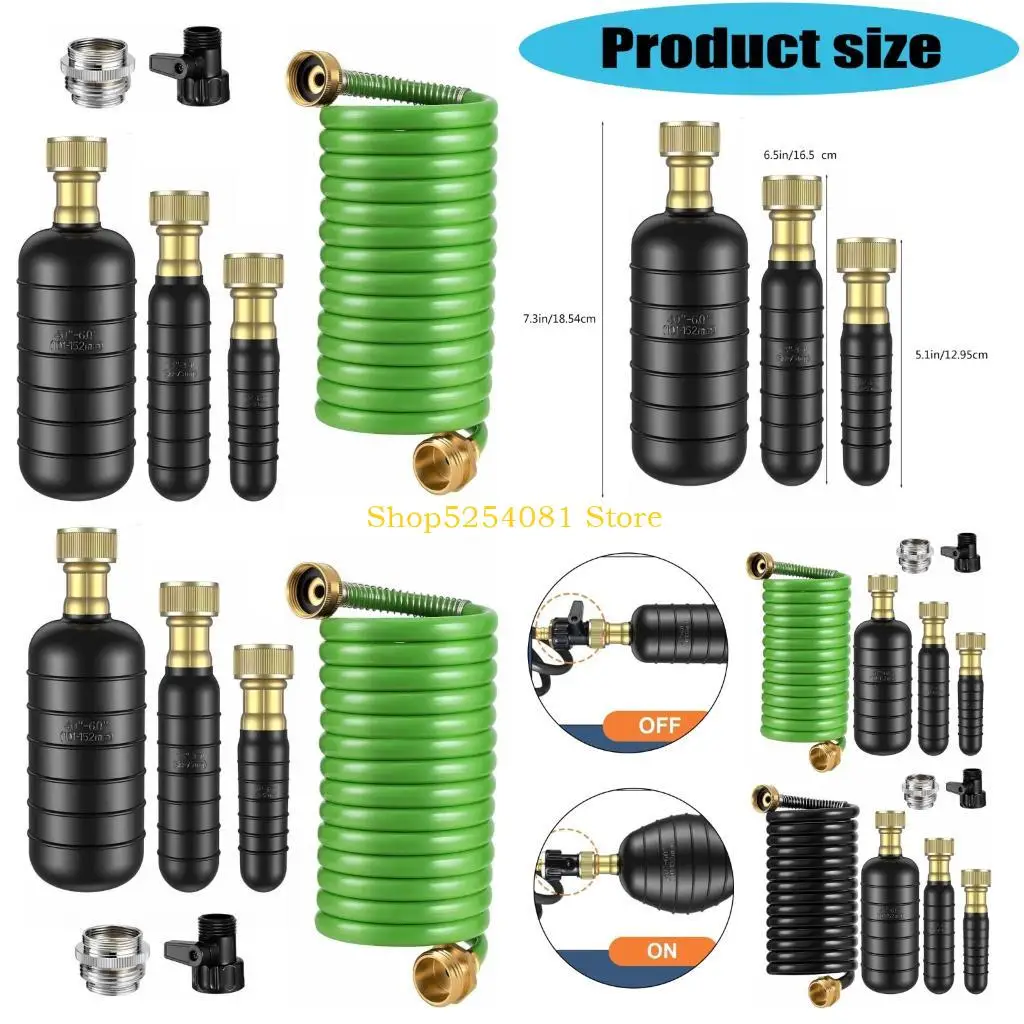 

AXYC Brass Faucet Water Tap Connector With Expandable Hose For Irrigation Systems Outdoor Cleaning ABS Anti Corrosion Design