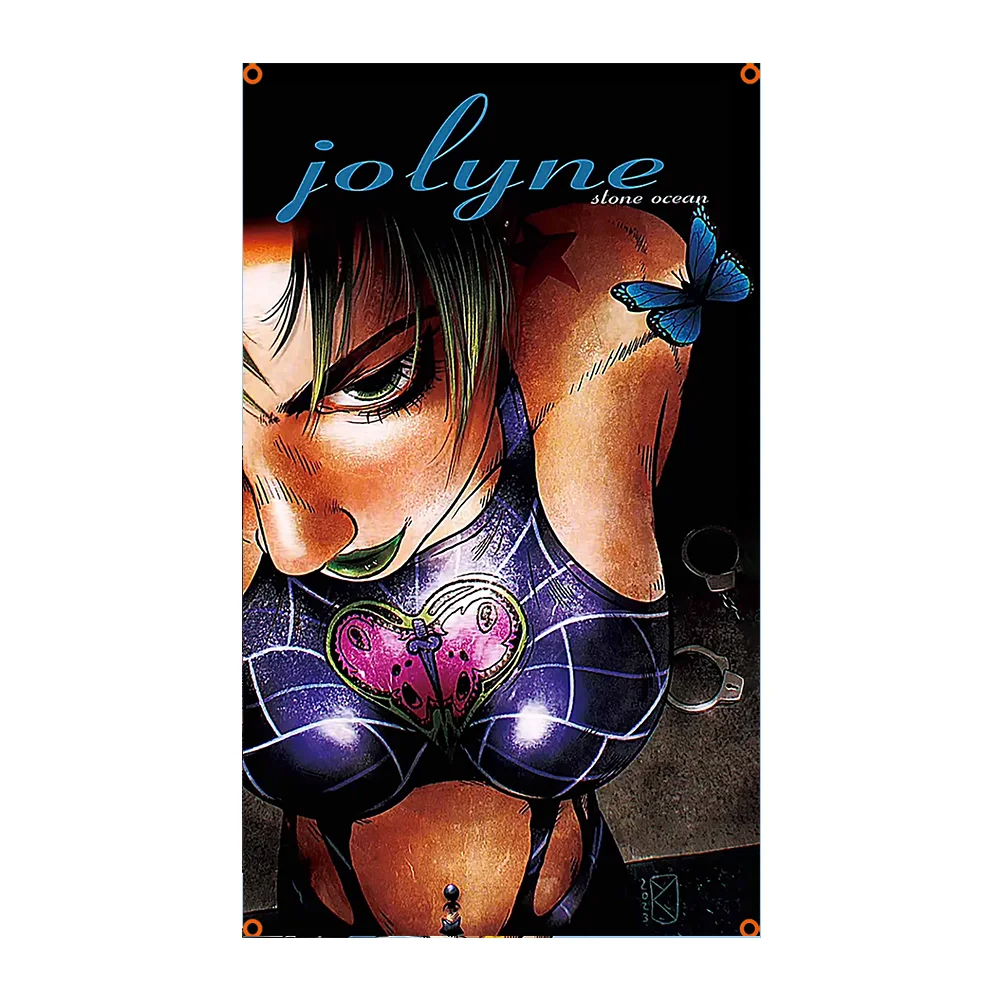 3x5FT JOJO Anime Adventure Art flag  Room Wall suitable for Polyester Printed applicable to Home or Outdoor Decoration flag