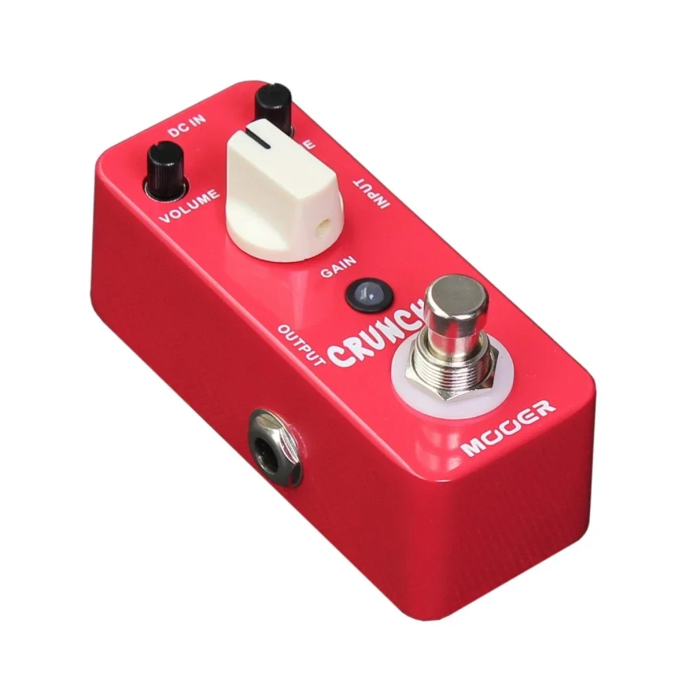 Mooer MDS3 Cruncher High Gain Distortion Guitar Pedal True Bypass Full Metal Shell Guitar Effect Pedal