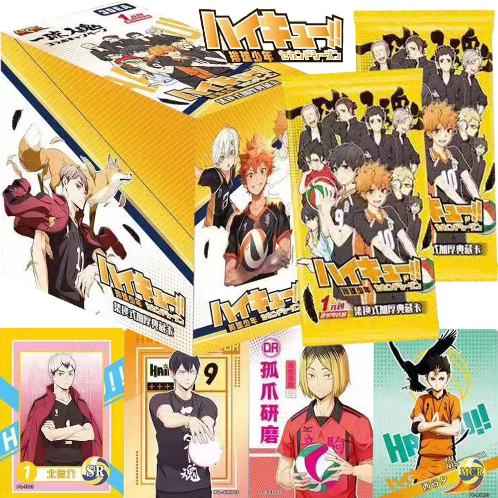 

Haikyuu Cards Collection Volleyball Youth Anime Oikawa Tooru Kageyama Tobio High Quality Character Portrait Card Kids Toys Gifts