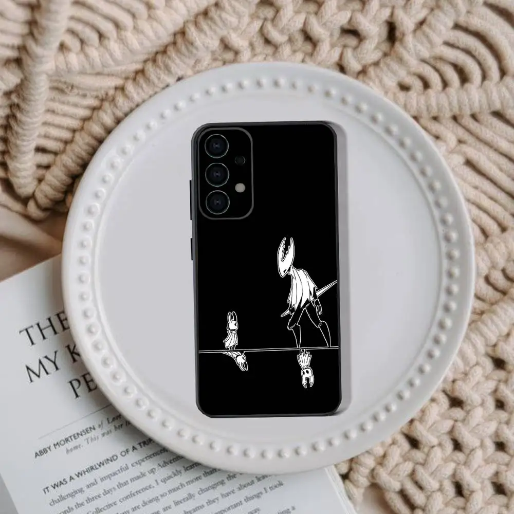 Casing Ponsel Game Hot H-Hollow K-Knight untuk Samsung Galaxy A 91,80,73,72,71,53,52,51,22,5G Sampul Hitam Lembut Tahan Benturan