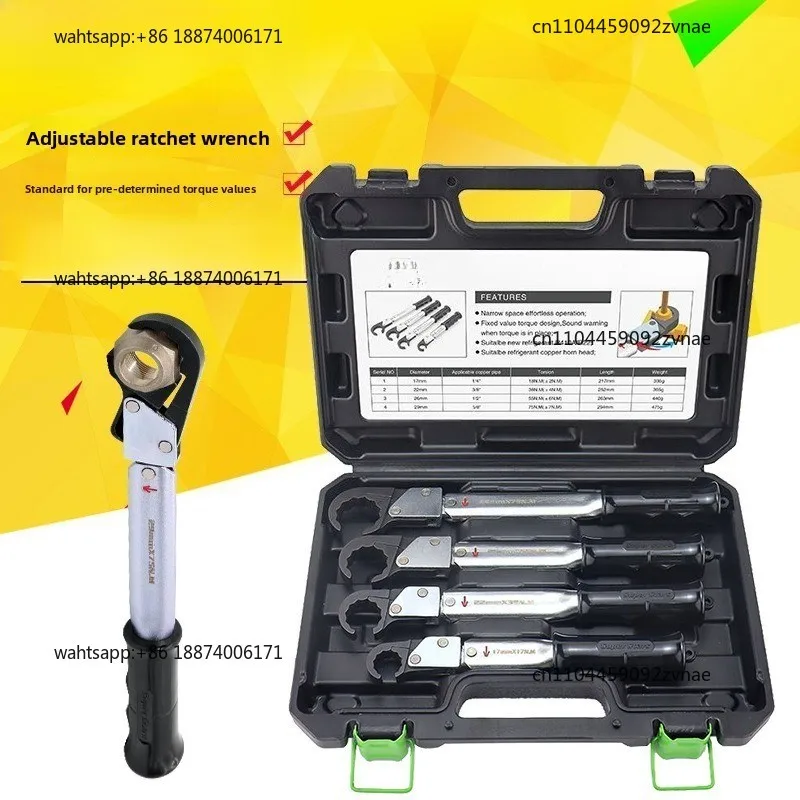 Torque Wrench ST-02L High Precision Open Auto Repair Wrench Air Conditioning Repair Tool