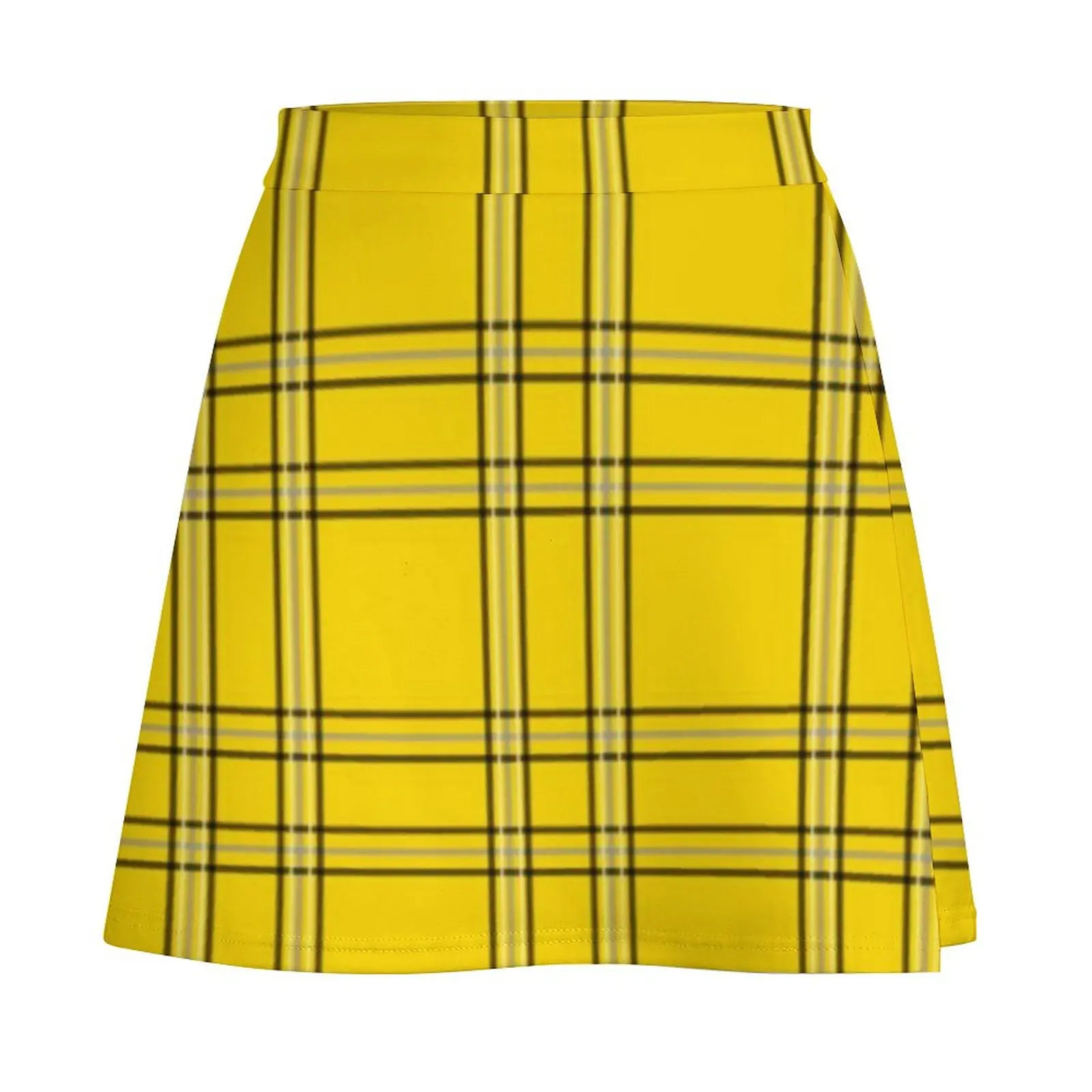 Clueless Cher Horowitz Iconic Yellow Plaid Accessories Mini Skirt girls skirt Sexy mini skirt Mini