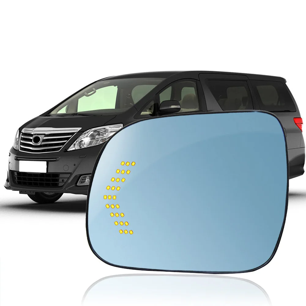 

For Toyota ALPHARD 20 Series ACR50 Previa Highlander Car Rearview Mirror Heating Dynamic Turn Signal Anti-glare Reversing Mirror