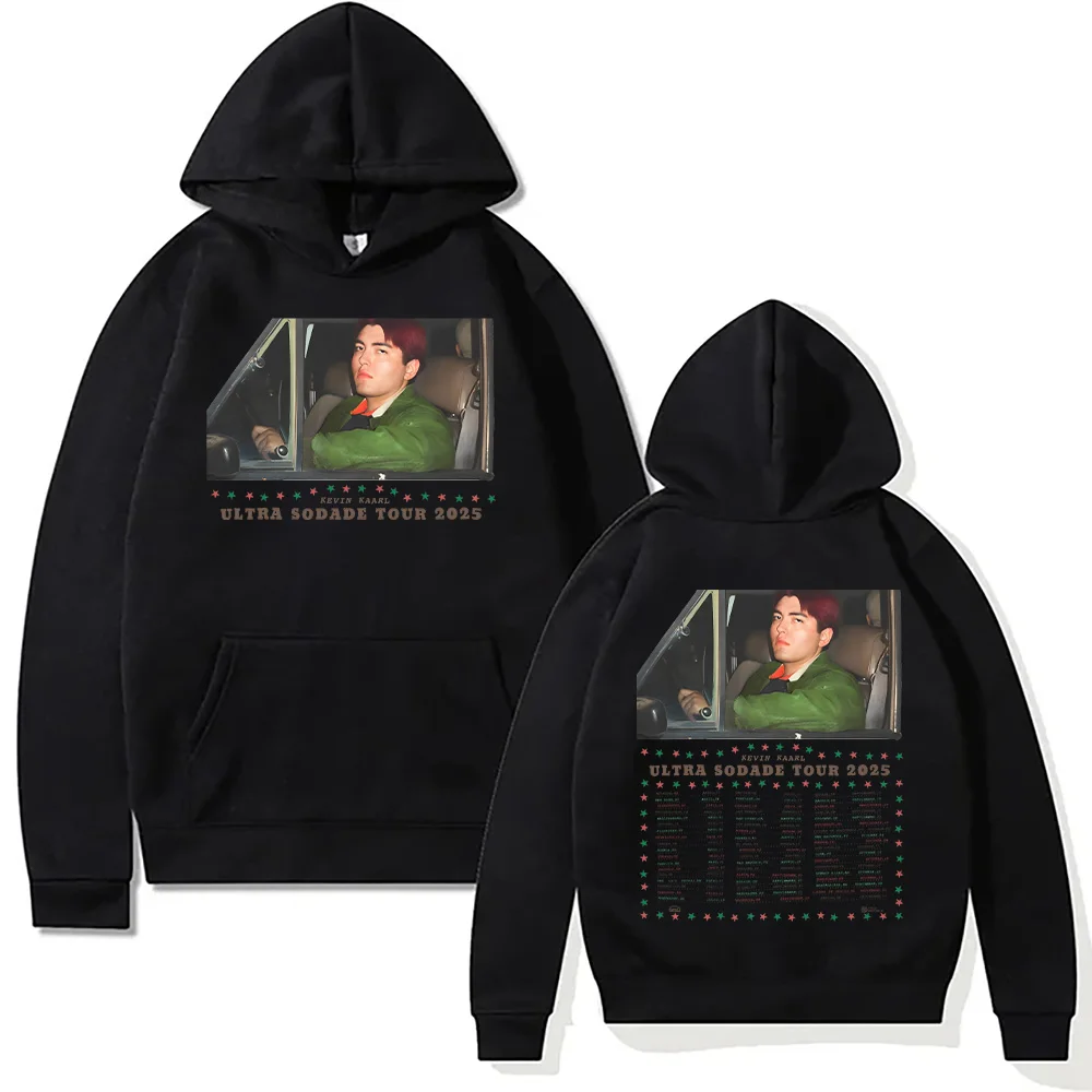 كيفن كارل 2025 الترا سودادي تور هوديي للجنسين الترفيه Harajuku البلوز طويلة الأكمام Y2K مقنعين البلوفرات الملابس الجمالية
