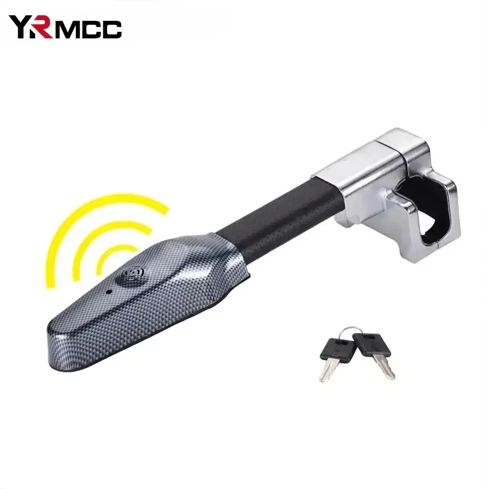 Car T-Locks Car Anti Theft Safety Alarm Lock Retractable Auto Steering Wheel Lock Universal Security Anti Theft Protection Tool