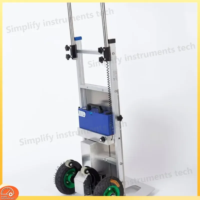 Aluminum Lithium Ion Stair Climbing Trolley Two Wheel High Altitude Loading Cart Cargo Transporter for Warehouse