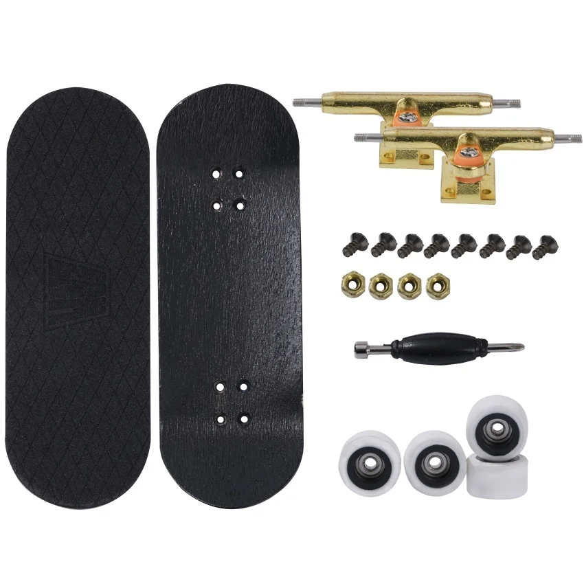 Finger Deck 32mm/34mm Professionelle Griffbrett Holz Mini Skateboard Komplettset Für Tricks Flipping Schleifen Sammeln Spielzeug