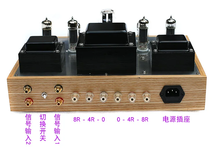 NEW  Strong resolution, rich harmonics  6P14 EL84 single-ended tube amplifier, push-pull tube amplifier 15W*2  finished machine