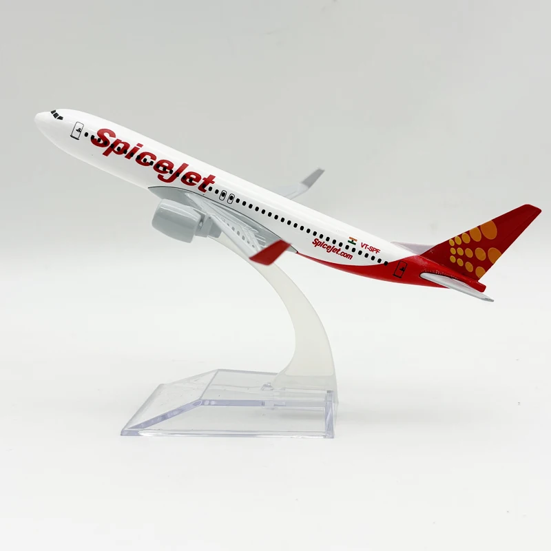 modelo-de-aeronave-b737-spicejet-em-escala-1-400-miniatura-de-metal-diecast-de-16cm-presente-colecionavel