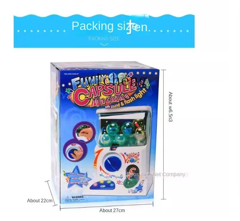 Yy Mini Twist Gashapon Machine Small Household Coin-Operated Game Machine for Children