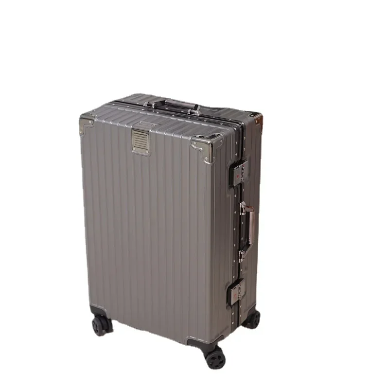 YY Aluminum Frame Luggage Men's and Women's Large Capacity Trolley Case Boarding Password Mute Universal Wheel