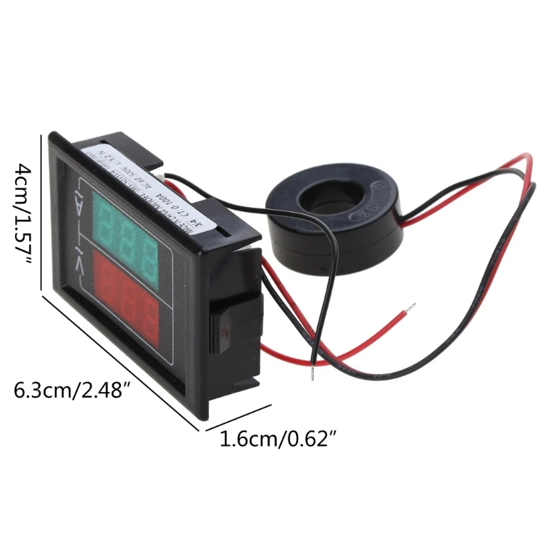 50-500V 1-100A Current Meter Digital Voltmeter Ammeter Voltammeter