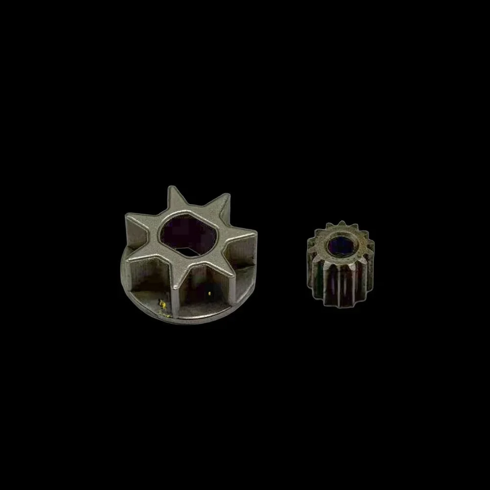 3PCS Aluminum Alloy Gear Set 14 Tooth For 4 6 8 Inch Lithium Battery Chainsaw Woodworking Cutting Tool Replacement Parts