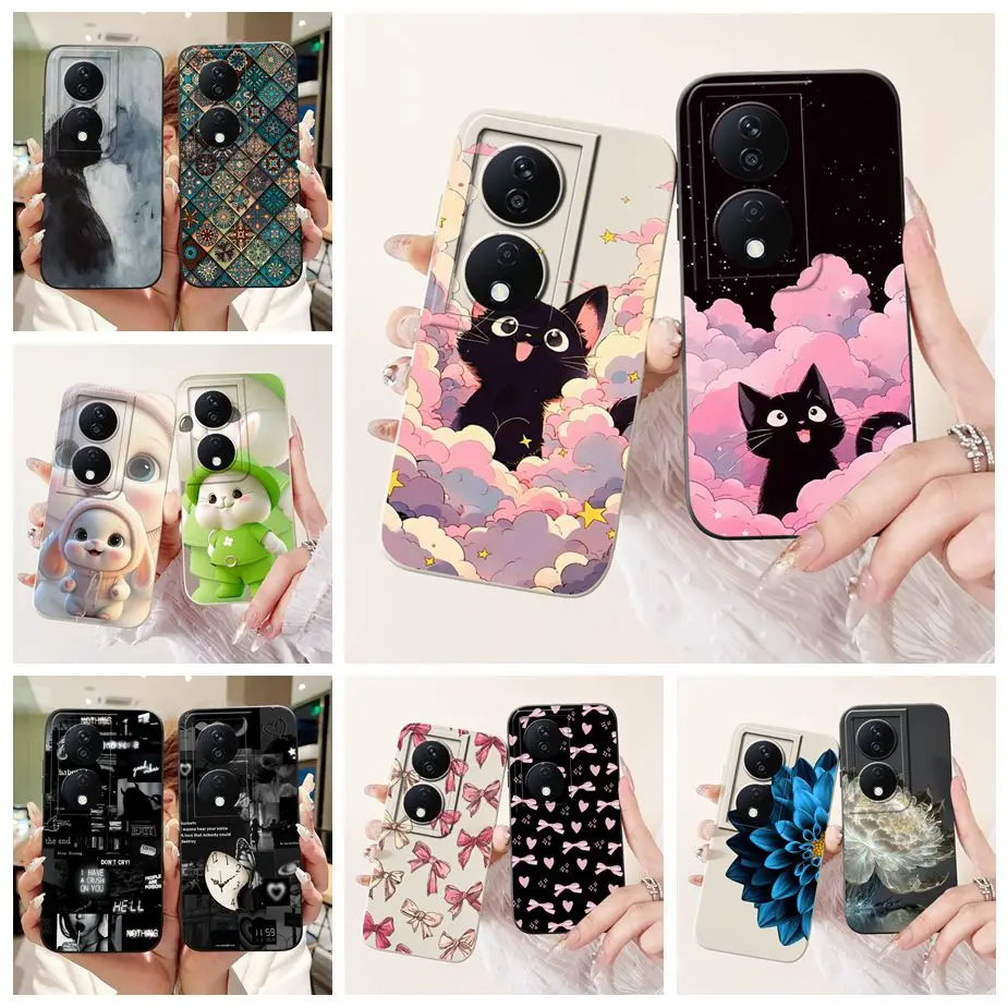 Для Honor X7 X7a X7b чехол с милым котом и рисунком, мягкий матовый чехол из ТПУ для телефона Honor X7b X 7 a HonorX7 HonorX7a HonorX7b бампер Для Honor X7 X7a X7b чехол с милым котом и рисунком, мягкий матовый чехол из ТПУ для телефона Honor X7b X 7 a HonorX7 HonorX7a HonorX7b бампер