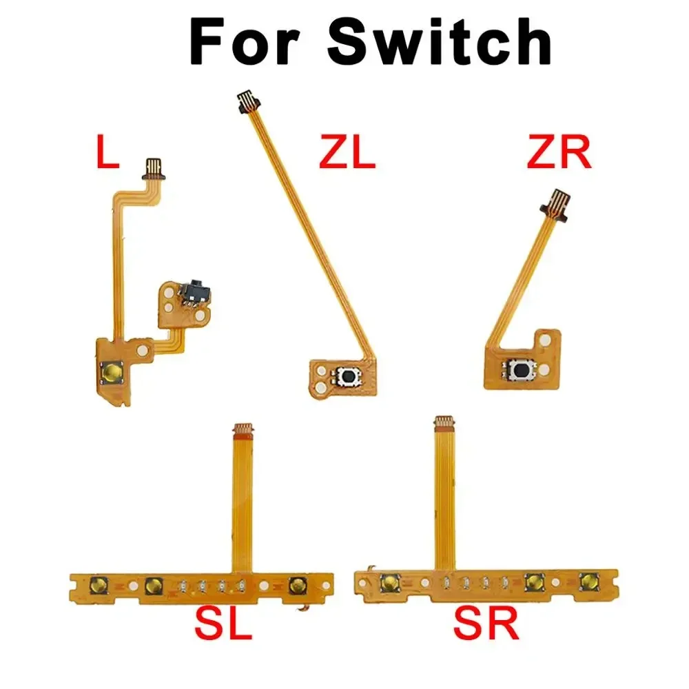 Pita tombol SL SR untuk Switch Joy-Con ZR ZL pita kunci tombol bagian pengganti kabel Flex