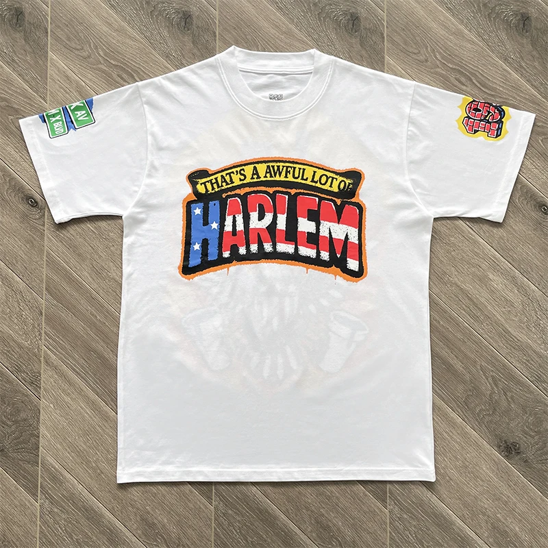 

Черно-белый флаг с буквенным принтом That's A Awful Lot of Cough Syrup Футболка Мужчины Женщины Назад Флаг Стиль Орел Принт Топы с короткими рукавами