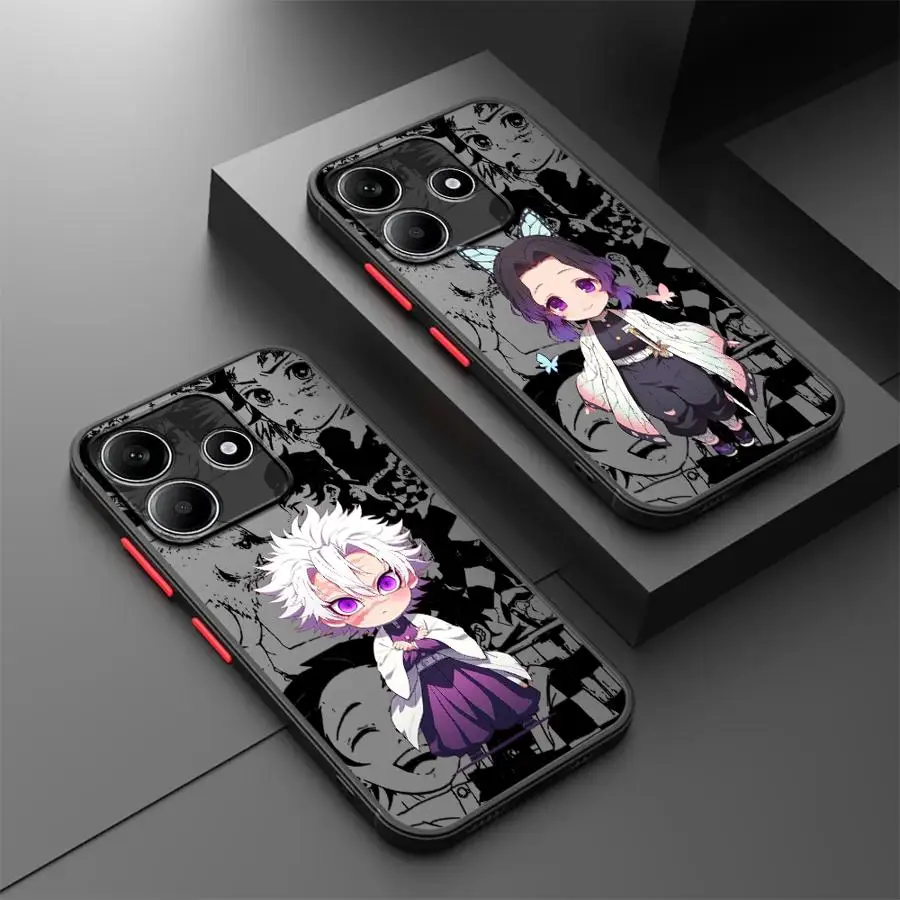 Anime Demon Slayers Hülle für Xiaomi Redmi Note 9S 10S 11 12 13 14 Pro Plus 12S 11S 10 Lite Softshell