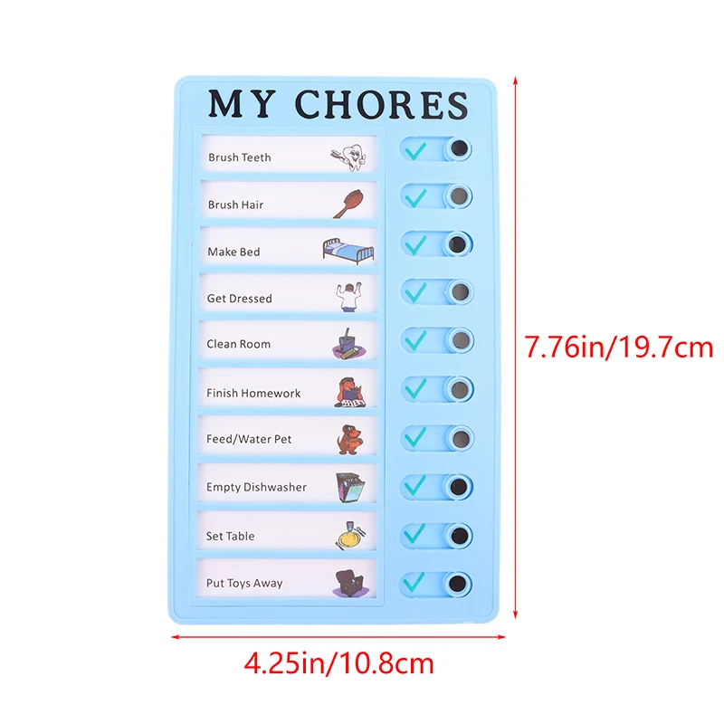 Children's Weekly Plan Self-discipline Artifact Primary School Students Clock-in Table Or 40Pcs Blank Card For Daily Learning