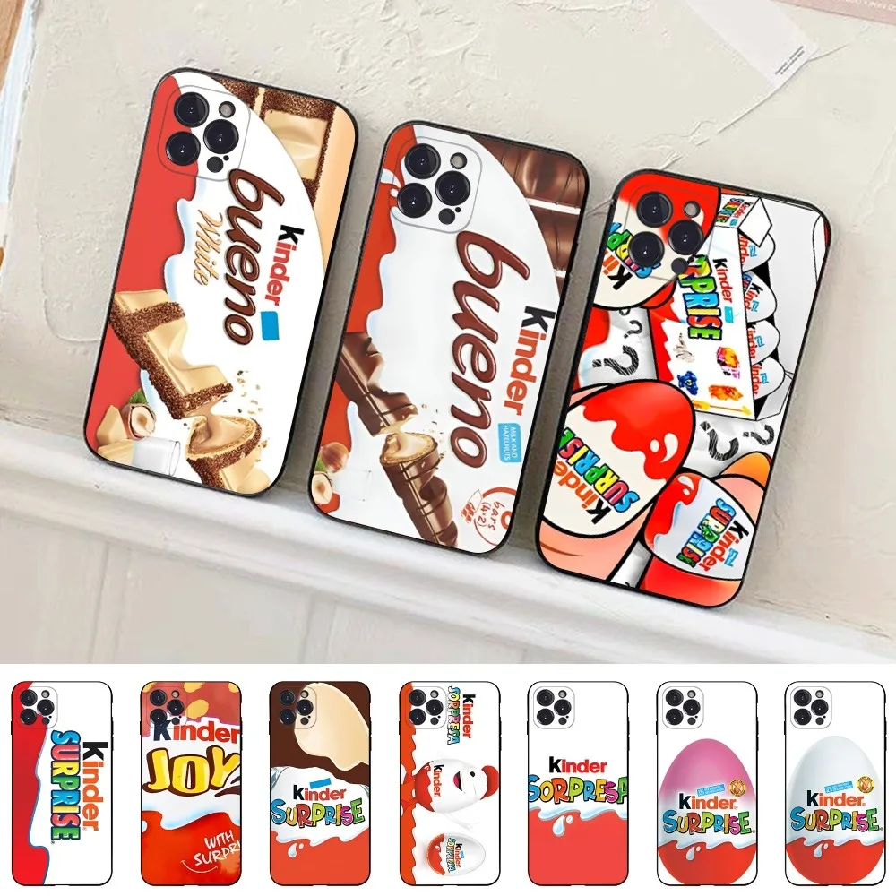 Egg KINDER JOY Phone Case Silicone Soft for iphone 15 14 13 12 11 Pro Mini XS MAX 8 7 6 Plus X XS XR Cover