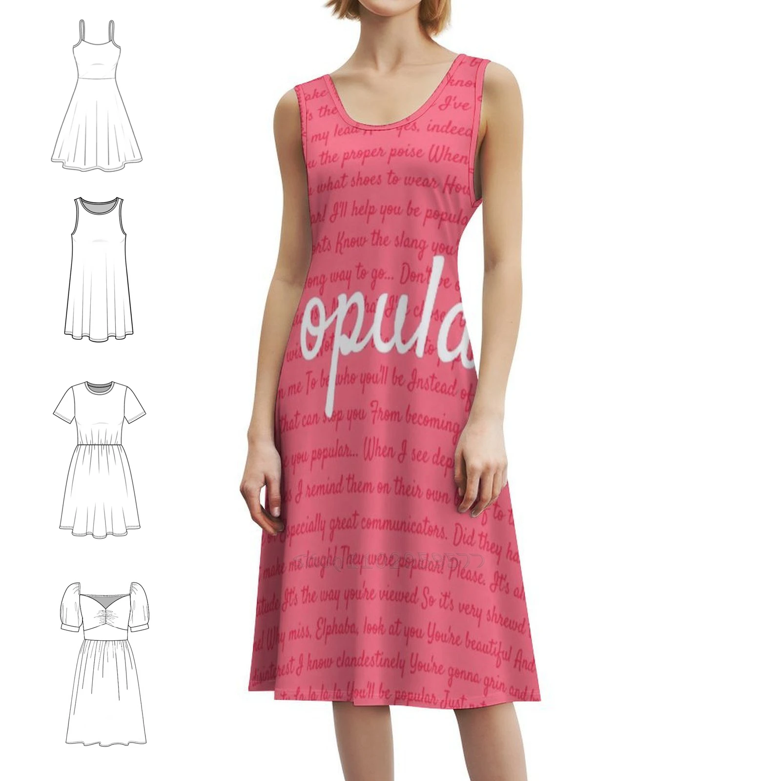 

Popular Korean Style Dress For Women Elegant Casual Dress For Party Or Daily Wear Popular Wicked Popular Lyrics Galinda Women's