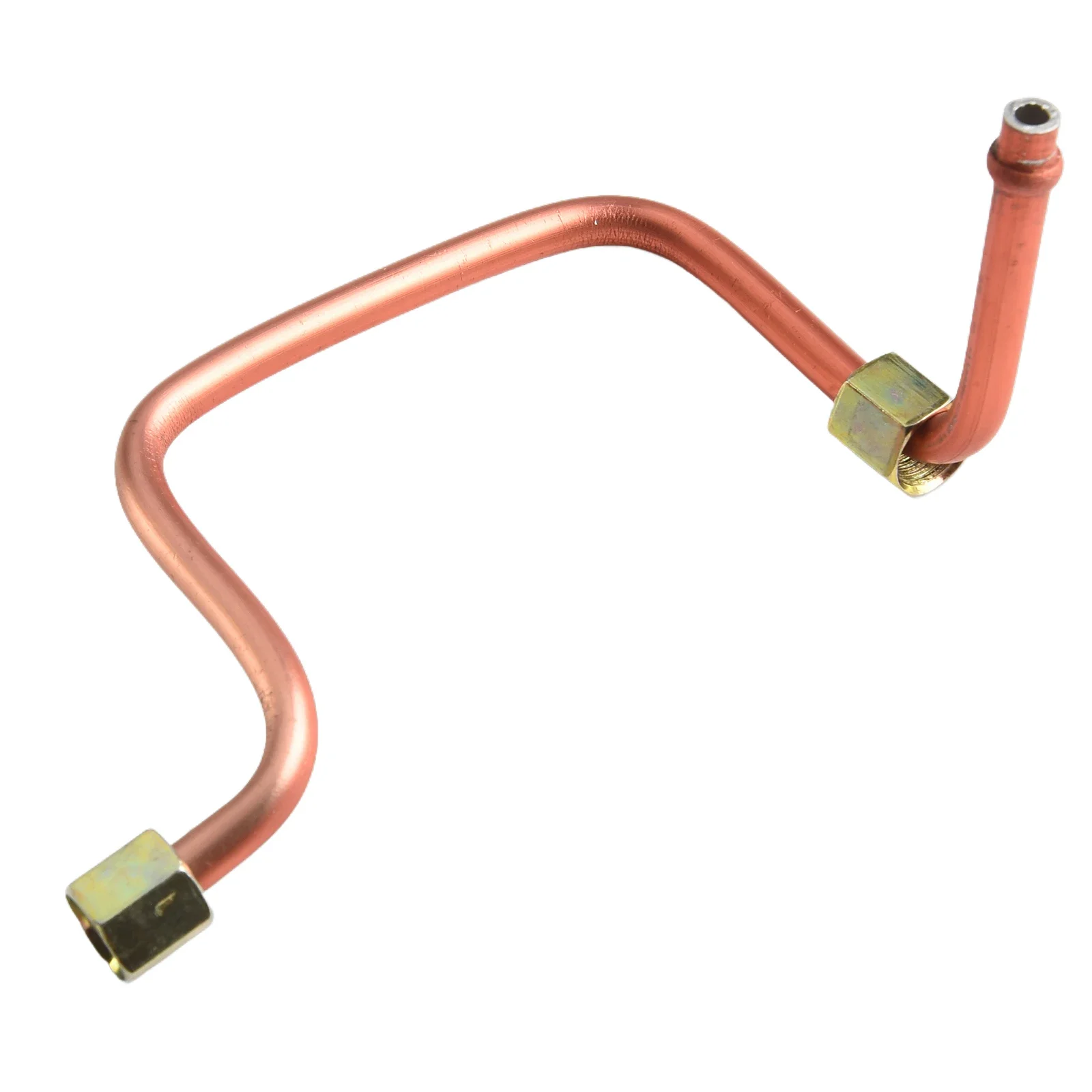 1pc Air Compressor Exhaust Tube Inner Thread Copper-plated Aluminum Connector Exhaust Tube For Small Household Air Compressor