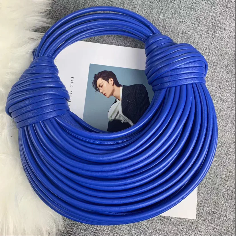 

Cross-Border Women's Noodle Bag Guangzhou New Knot Wire Bag Small Versatile Underarm Spicy Girl Bag Faionable Ci Simple