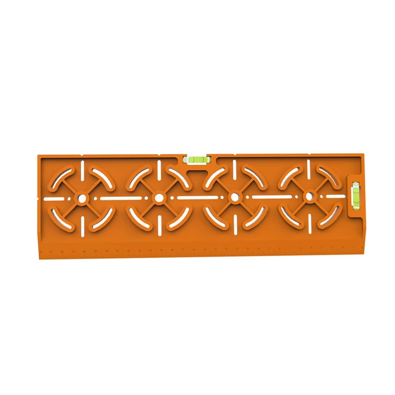 

【Горячее предложение】Для розеток/коробки для наполнения, шаблон для сверления с линейкой 30 см и уровнем спирта, электрическая установка, гипсокартон