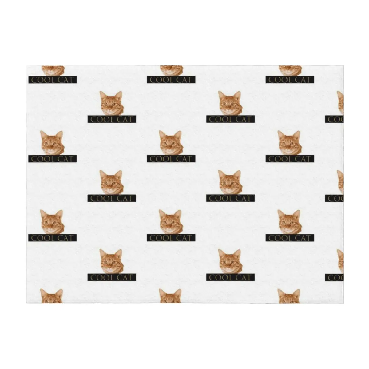 

Cool Ginger cat Throw Blanket Hairy Soft Summer halloween Blankets