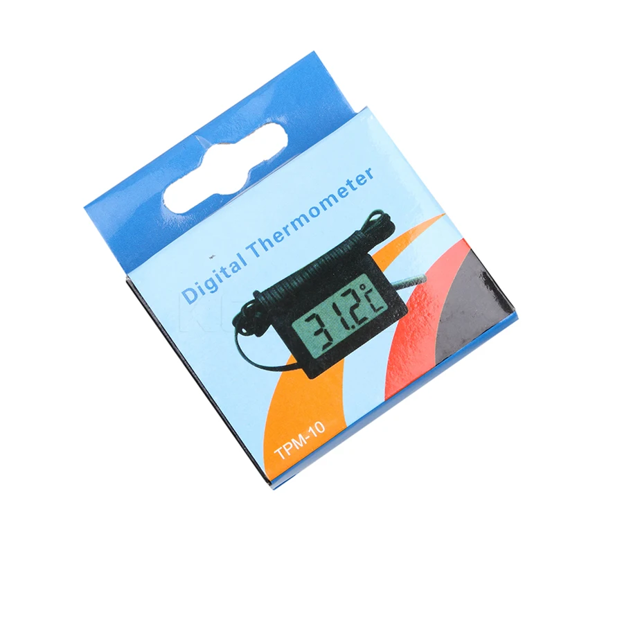 Mini Convenient Digital LCD Thermometer Sensor Hygrometer Gauge Refrigerator Aquarium Monitoring Display Humidity Detector