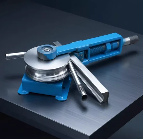 

Pipe Bender Iron Aluminum Stainless Steel Pipe Manual Die 12.7 Round Pipe X0.4-2.0 Full Thickness-Die Diameter 90 Blue