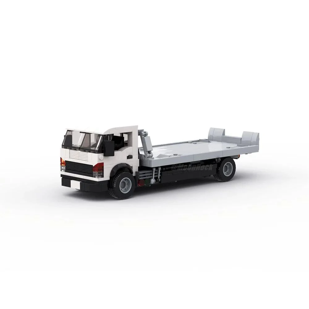 New MOC Tow Truck NISSAN Flatbed Trailer Technical Assembled Compatible Model Bricks Toy Children Sets Halloween Christmas Gift