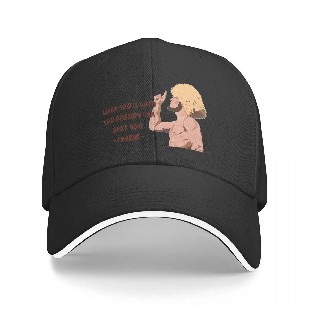 Khabib Nurmagomedov If God Is With You Nobody Can Beat You Baseball Cap foam party Hat Luxury Hat Women's Beach Men's