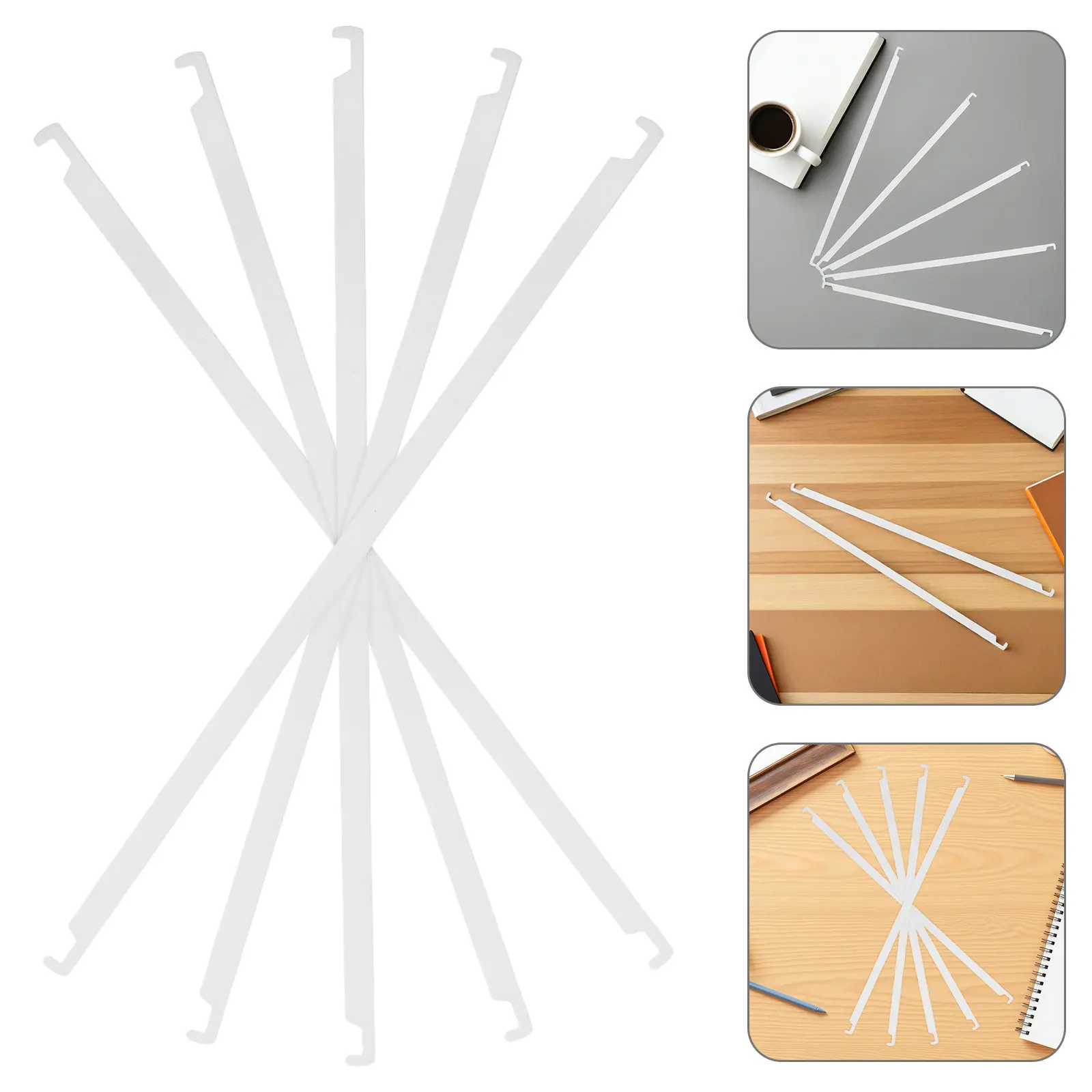 

10 шт. металлических штанг для подвешивания файлов, органайзер для хранения документов в офисе, сверхпрочные подвесные держатели для папок, настольный органайзер, металлическая стойка