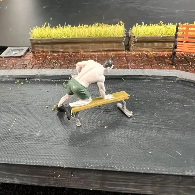 1/64 نموذج دمبل رياضي مصغر الشكل عرض المشهد ملحقات السيارة