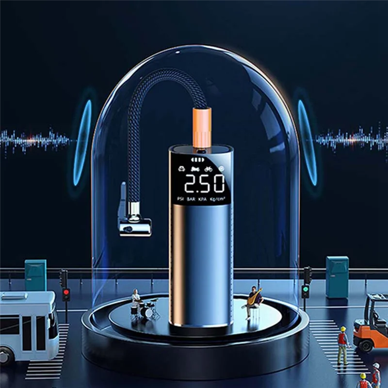 Y42A-1 Set Wireless Intelligent Car Inflation Pump Small Portable Car Tire Inflation Charging Lighting