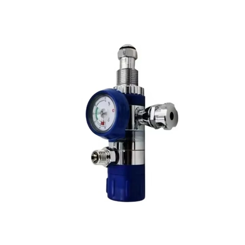 

Oxygen Regulator With One French Standard Mini Outlet