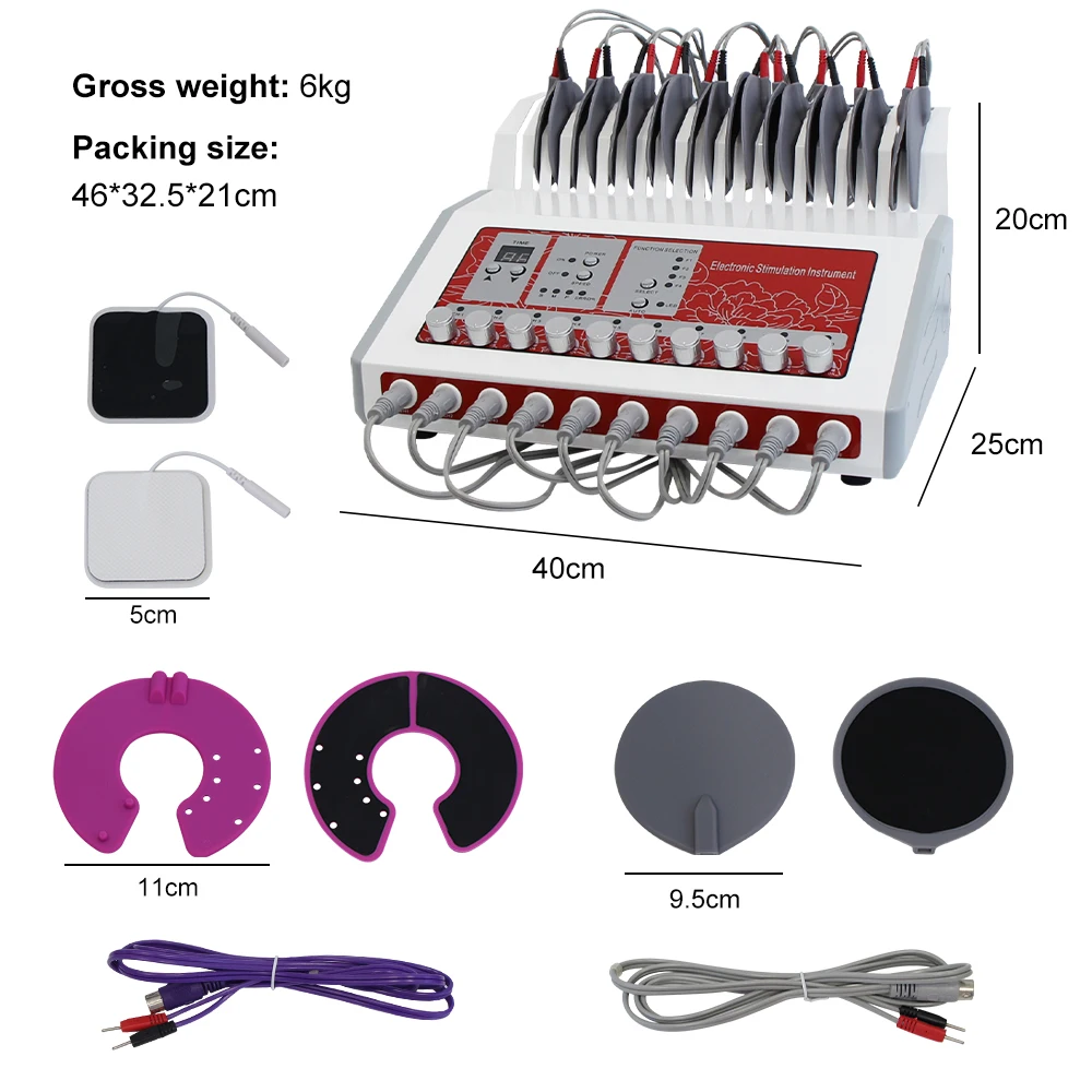 Gewichtsverlies Machine Ems Spierstimulator Elektrostimulatie Machine Russische Golven Ems Elektrische Spierstimulator Body Massager