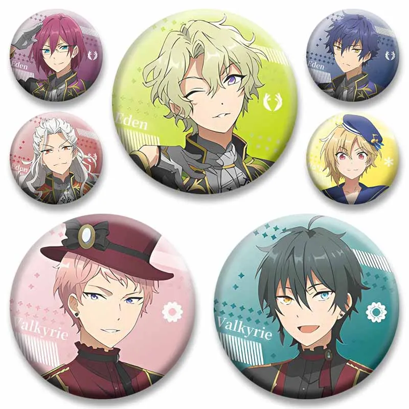 

Cartoon Game Ensemble Stars Enamel Pins Subaru Eichi Sakuma Rei Brooches Backpack Clothes Hat Lapel Badge Gift for Kids Friends