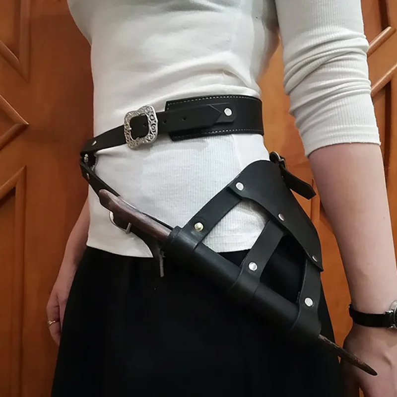 

Medieval Viking Knight Sword Holder Belt Sheath Scabbard Frog Halloween Swordsman Knife Holster Role Play Costume Accessories