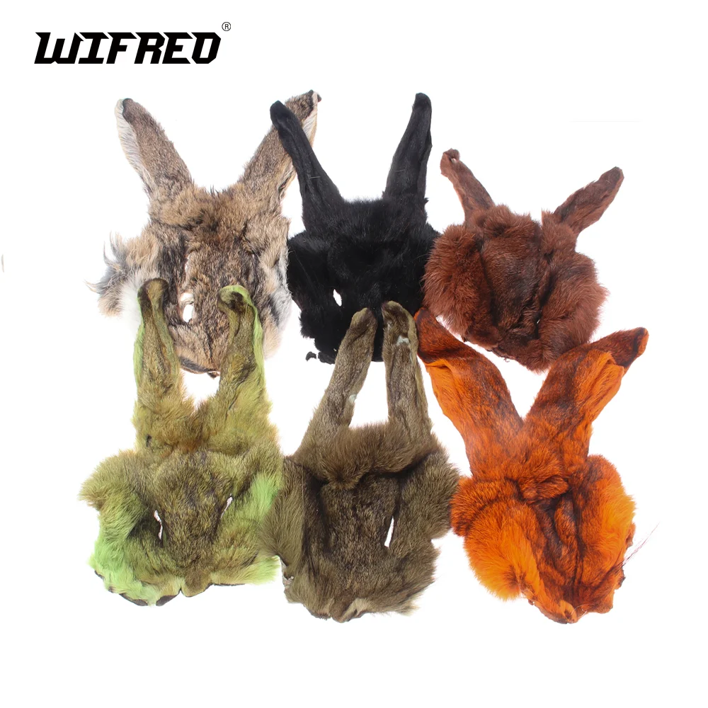 

Wifreo Hare's Mask Rabbit Fur Fly Tying Material For Hare’s Ear Nymph Mayfly Nymphs Caddis Pupa Trout Lure Fly Dubbing Material