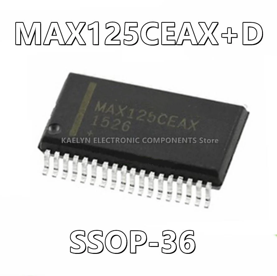 

5 шт./лот MAX125CEAX MAX125 система сбора данных (DAS) 14 b 250k параллельный 36-SSOP