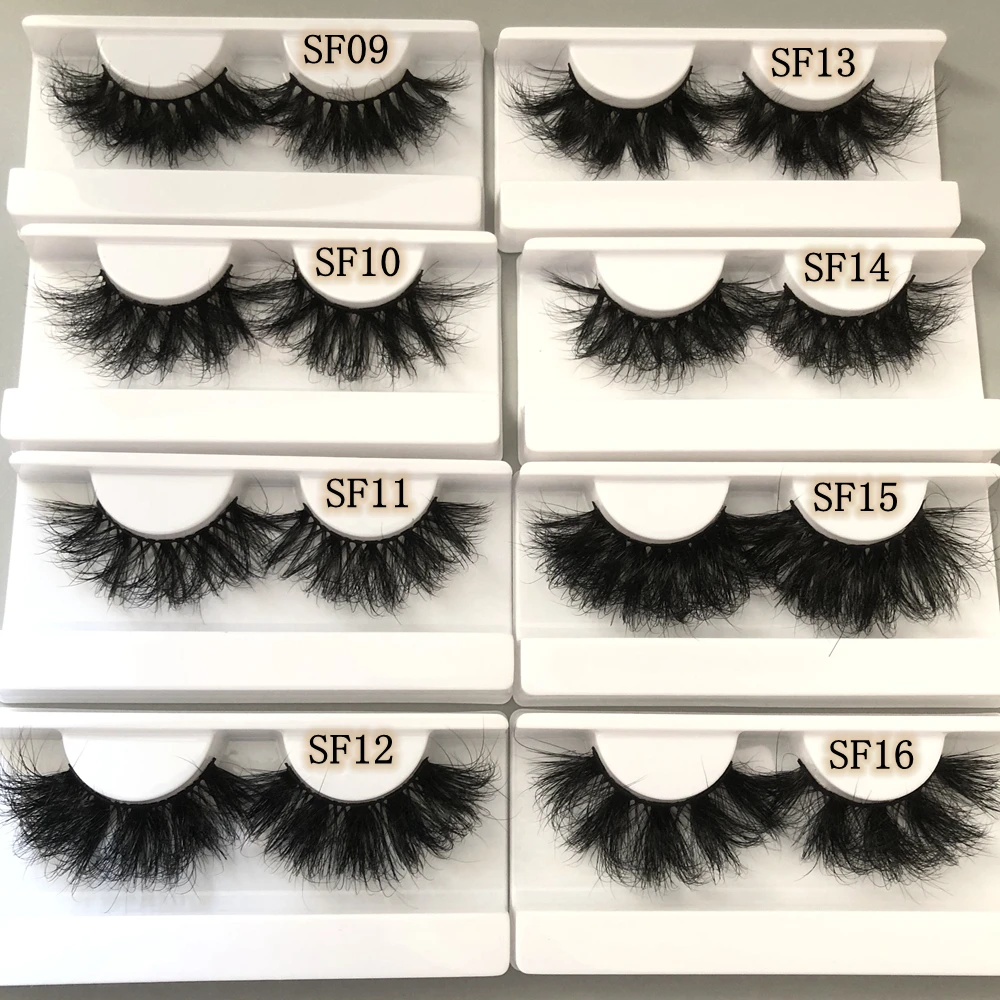 Mikiwi Wholesale 3d Mink Eyelashes Fluffy Reusable Soft Fluffy Messy Handmade Fluffy mink lashes bulk