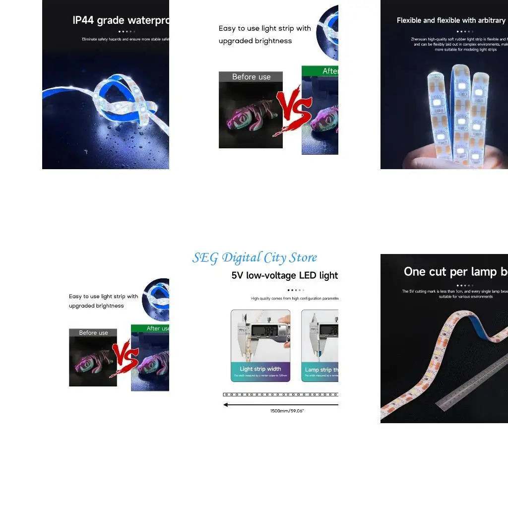 

U75B Светодиодный освещение световой лампочки полоса полоска холодного белого света для Bambu Lab принтер