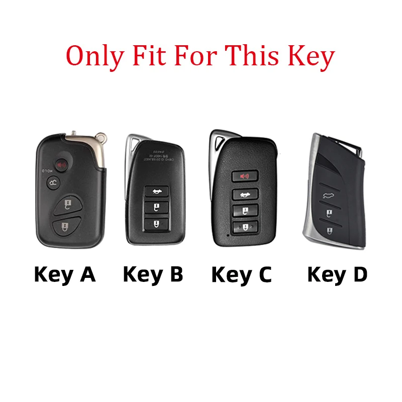 3/4 Buttons TPU Car Remote Key Case Cover for Lexus IS250 IS300C RX270 CT200H GX400 GX460 ES240 ES350 LS460 GS300 450h 460h