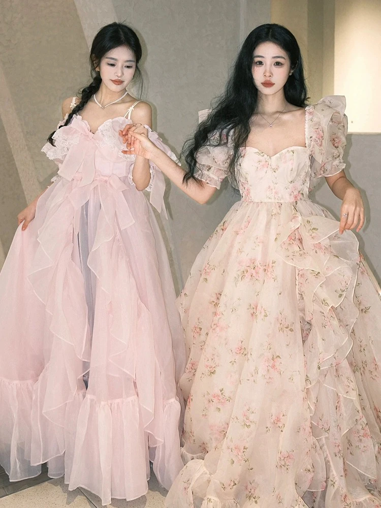 

plus Size Princ Dr Esca Fairy Puffy Skirt assbank Riverbank Artificial Pneumonia Long Evening Gown Wedding Dr