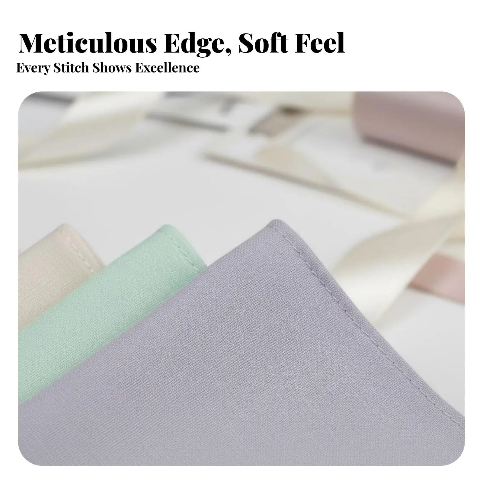 5 Pieces Solid Color Handkerchief Soft Solid Color Hankie Absorbent Plain Cloth Handkerchief for Students, Crafters, Wedding,