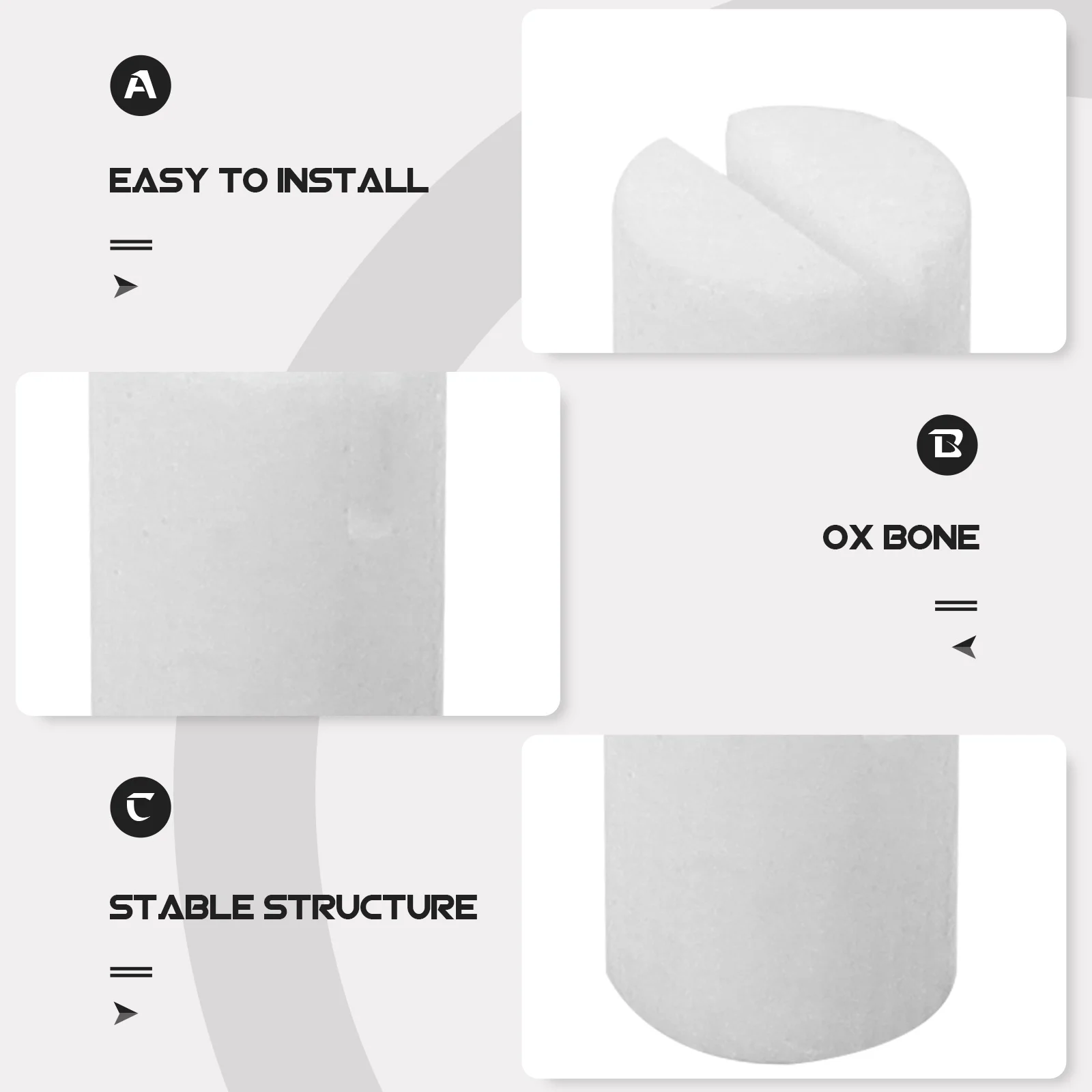 

4Pcs Banjo Nut Ox Bone Bone Nut Stable Structure Durable Strong Sustain Replacement Banjo 5th String Accessories