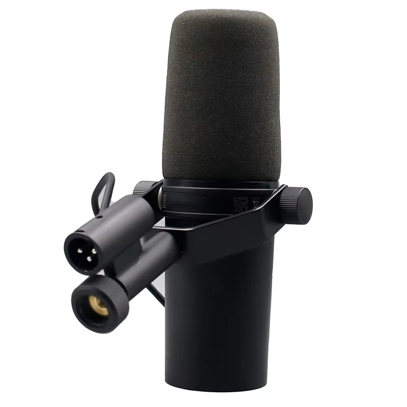 SM7B Cardioid Dynamic Microphone for Studio Recording and Podcasting with Smooth Audio Response Built-in Pop Filter Low Noise