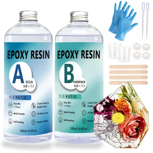 Clean Ki Top River Epoxy Resin Harz, Harzgiedrlichenkunst, DIY -Schmuckprojekte, Bumbler, Schimmelpilze, einfache Mischung, 1: 1 -Verhältnis 10 Hauptverkaufsepoxi Tinta für Boden - №2